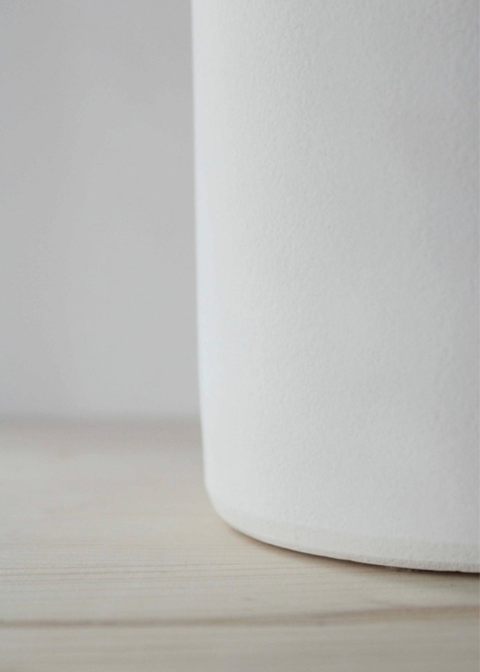 Vase blanc, Vase en céramique, Vase fabriqué à la main