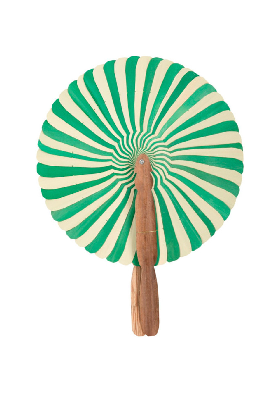 Green fan with palm leafs - THE NICE FLEET Green fan with palm leafs - THE NICE FLEET