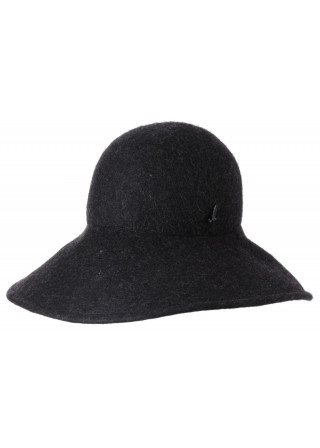 The Cloche"Naja Fay", anthracite wool