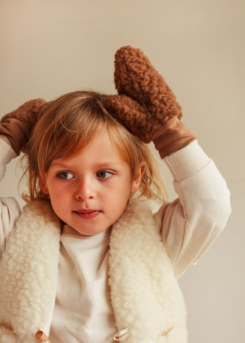 Merinos snuggle vest - Milk