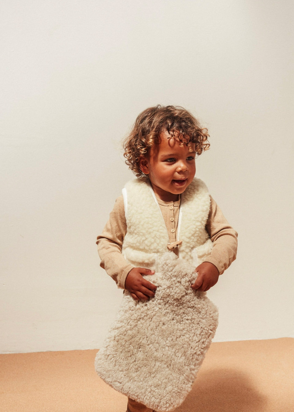 Sheepskin Hotwater Bottle - Milk