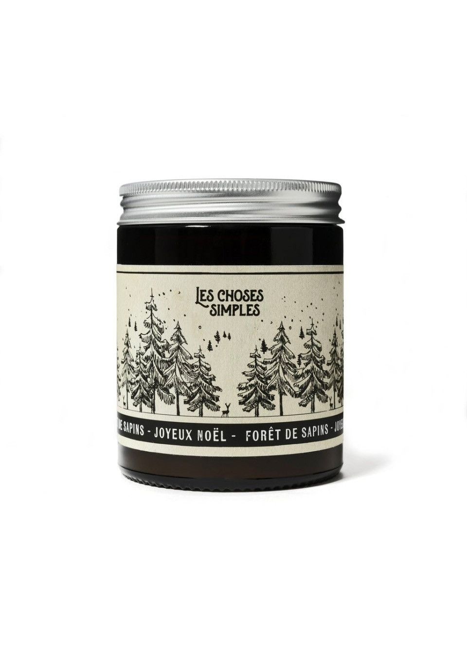 Bougie parfumée "Foret de sapin" - LES CHOSES SIMPLES