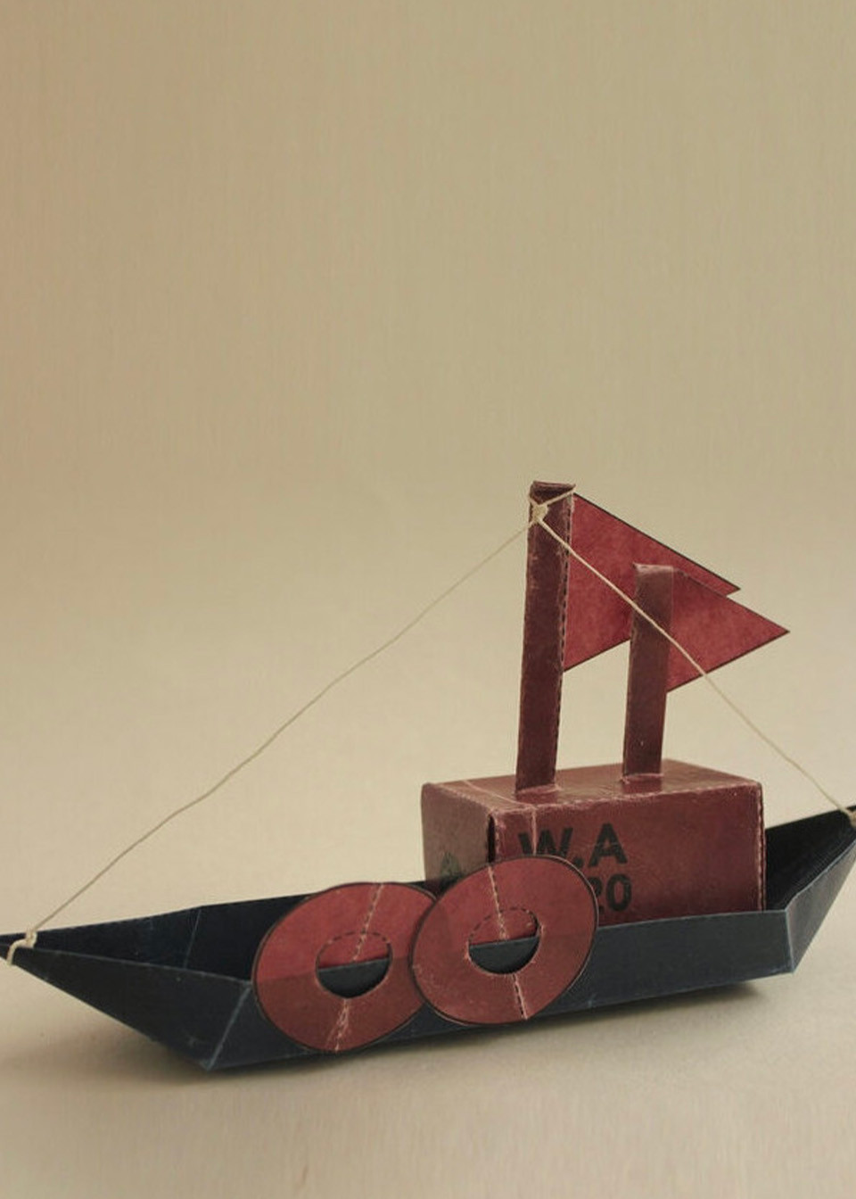 Kit bateau cargo à construire