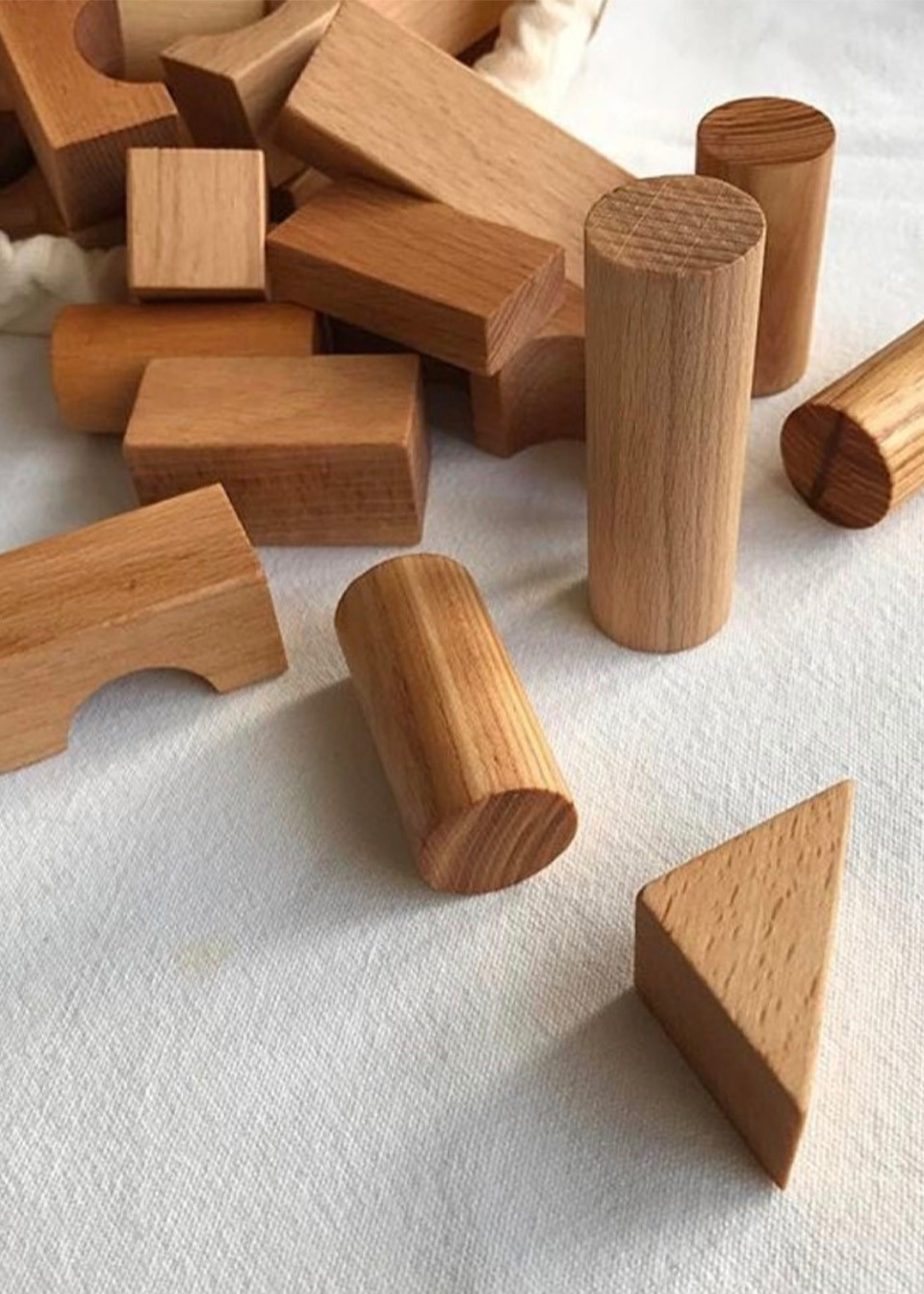 Blocs en bois 50 pièces