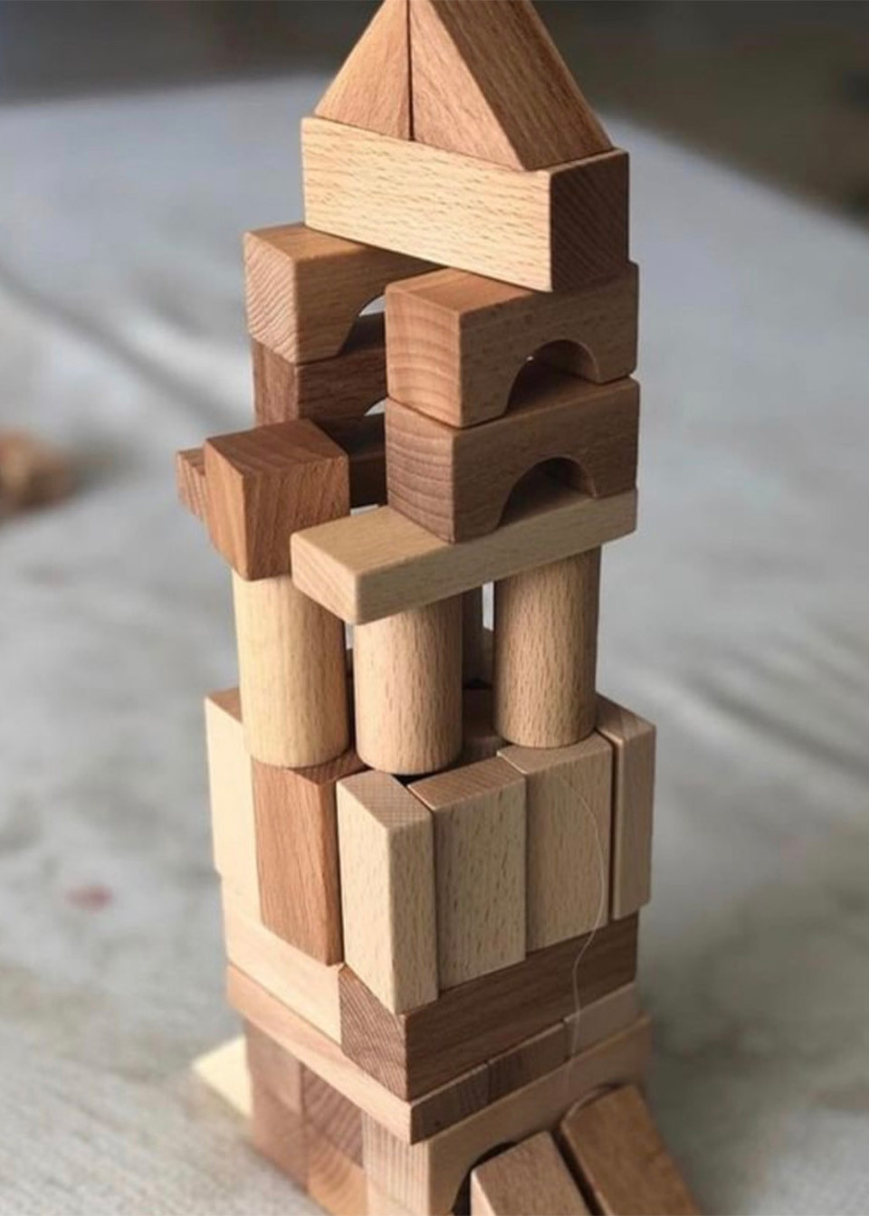 Blocs en bois 50 pièces