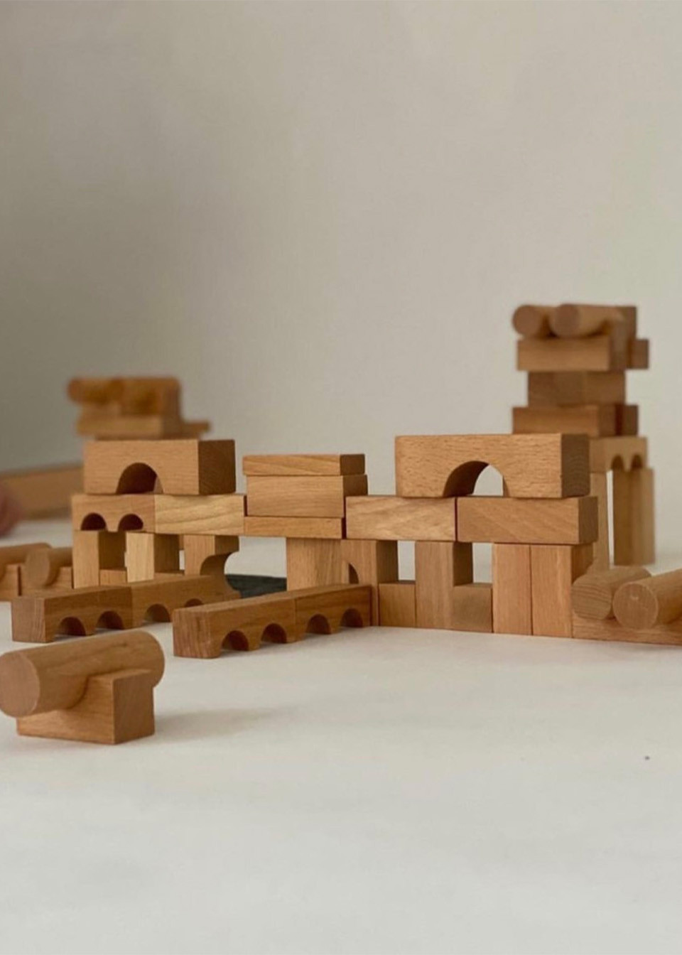 Blocs en bois 50 pièces