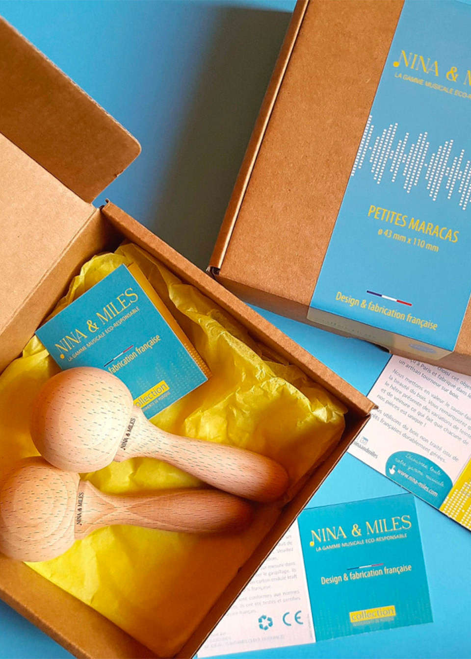 Maracas en bois