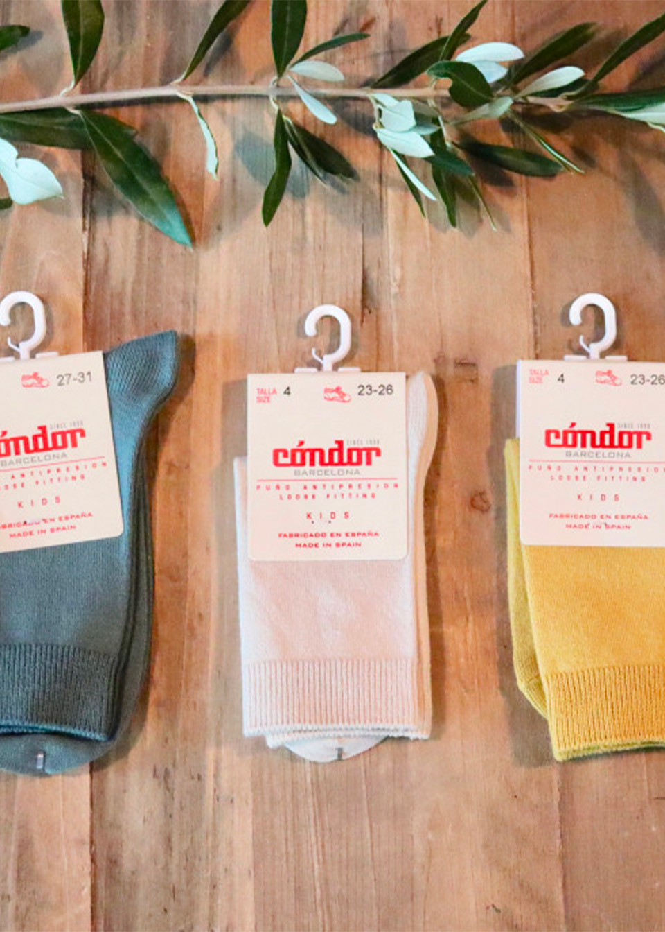 Chaussettes basses en coton beige - CONDOR Chaussettes basses en coton beige - CONDOR