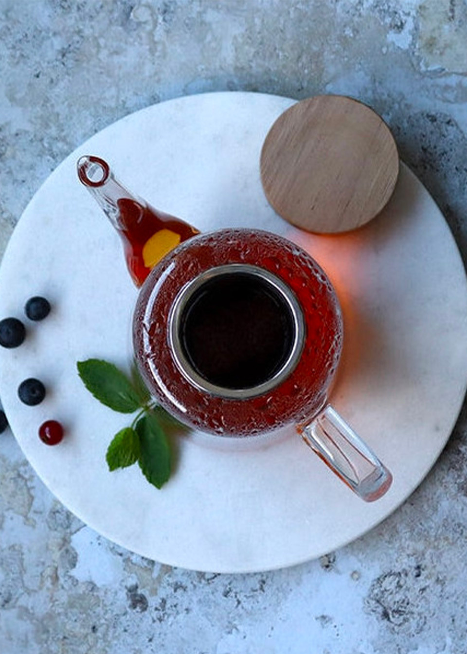 Théière en verre 1,2 L