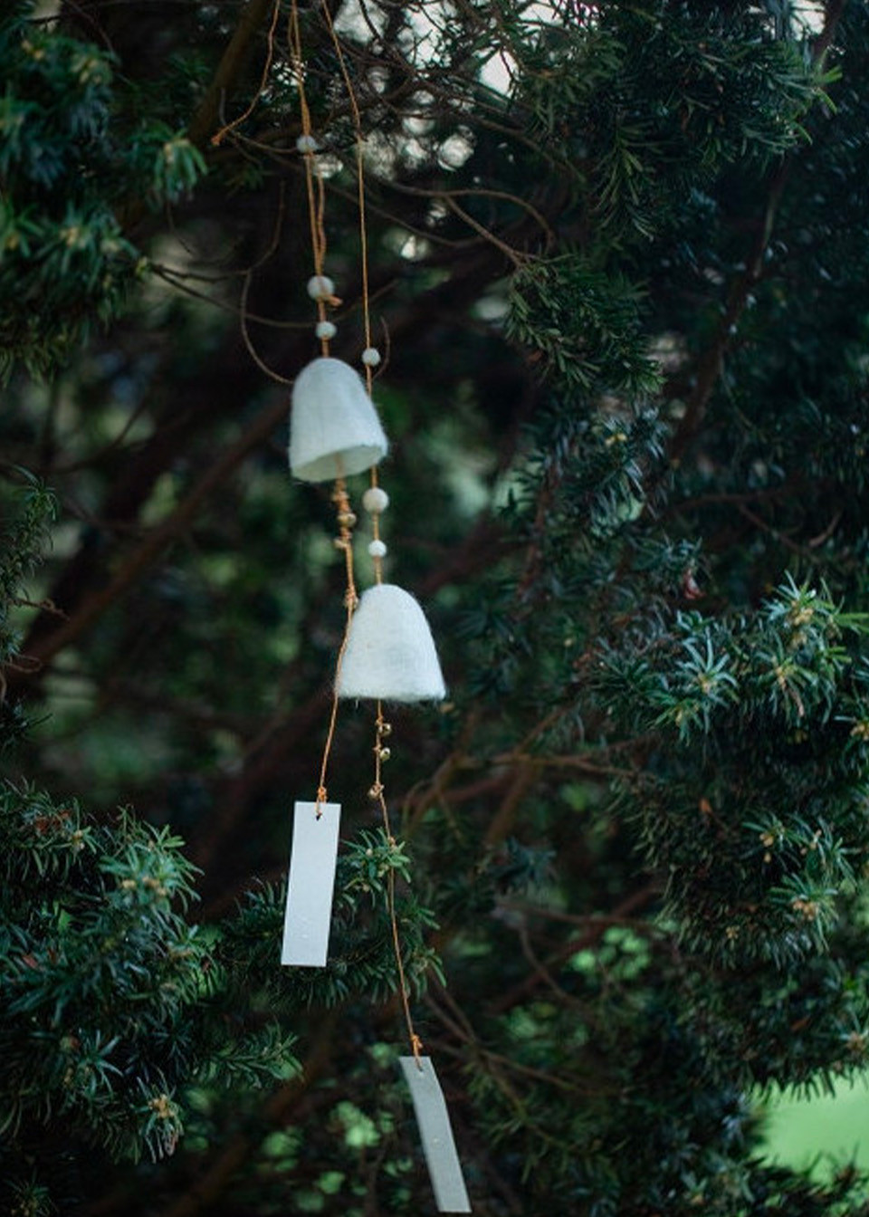 Cloche en feutre naturel - MUSKHANE