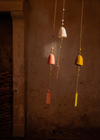 Natural felted bell - MUSKHANE