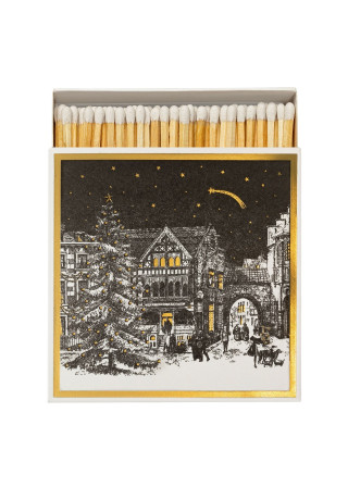 Boite d'allumettes au décors Nuit de Noel de la marque Archivist