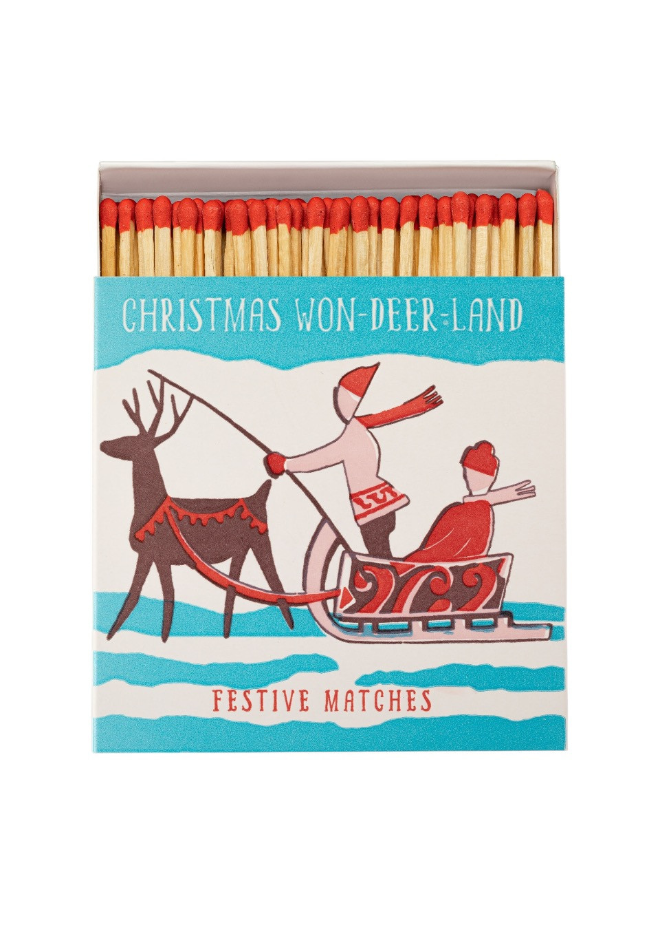 Square matchbox "Winter wonderland"