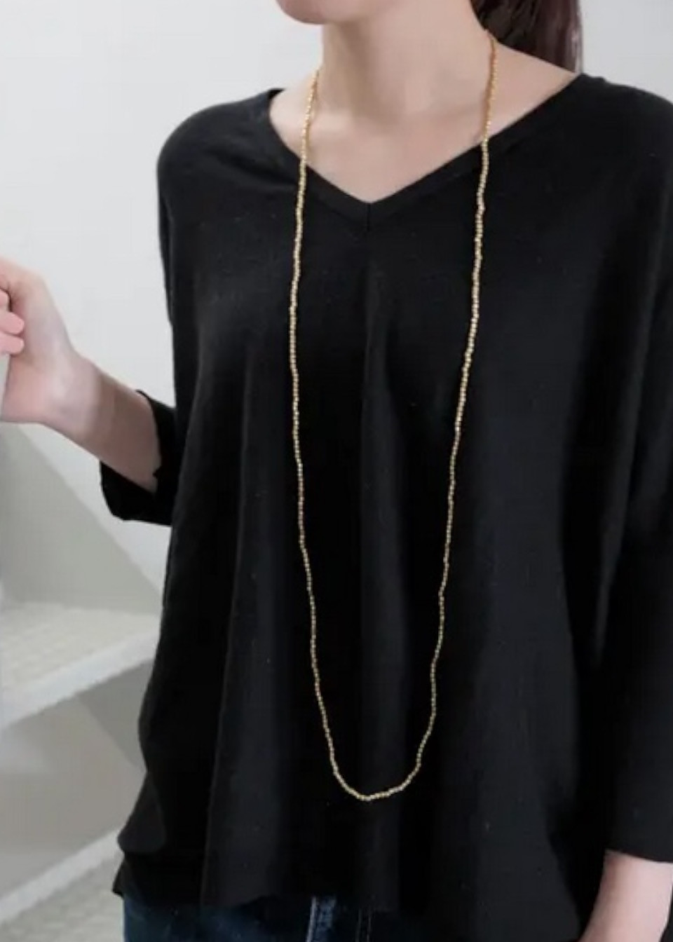 Brass necklace - FOG LINEN WORK