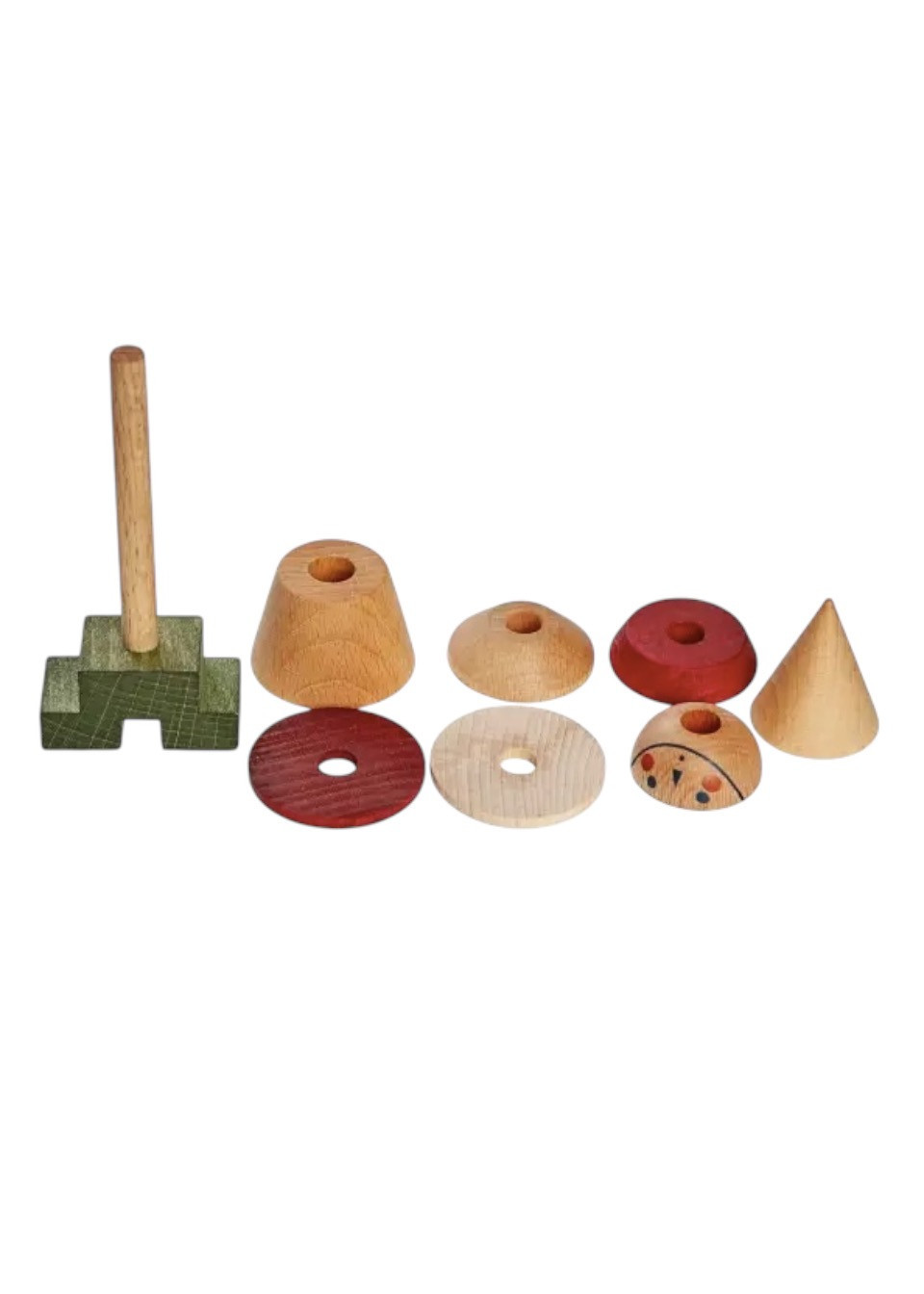 Bonhomme en bois empilable n°04 - WOODEN STORY Bonhomme en bois empilable n°04 - WOODEN STORY