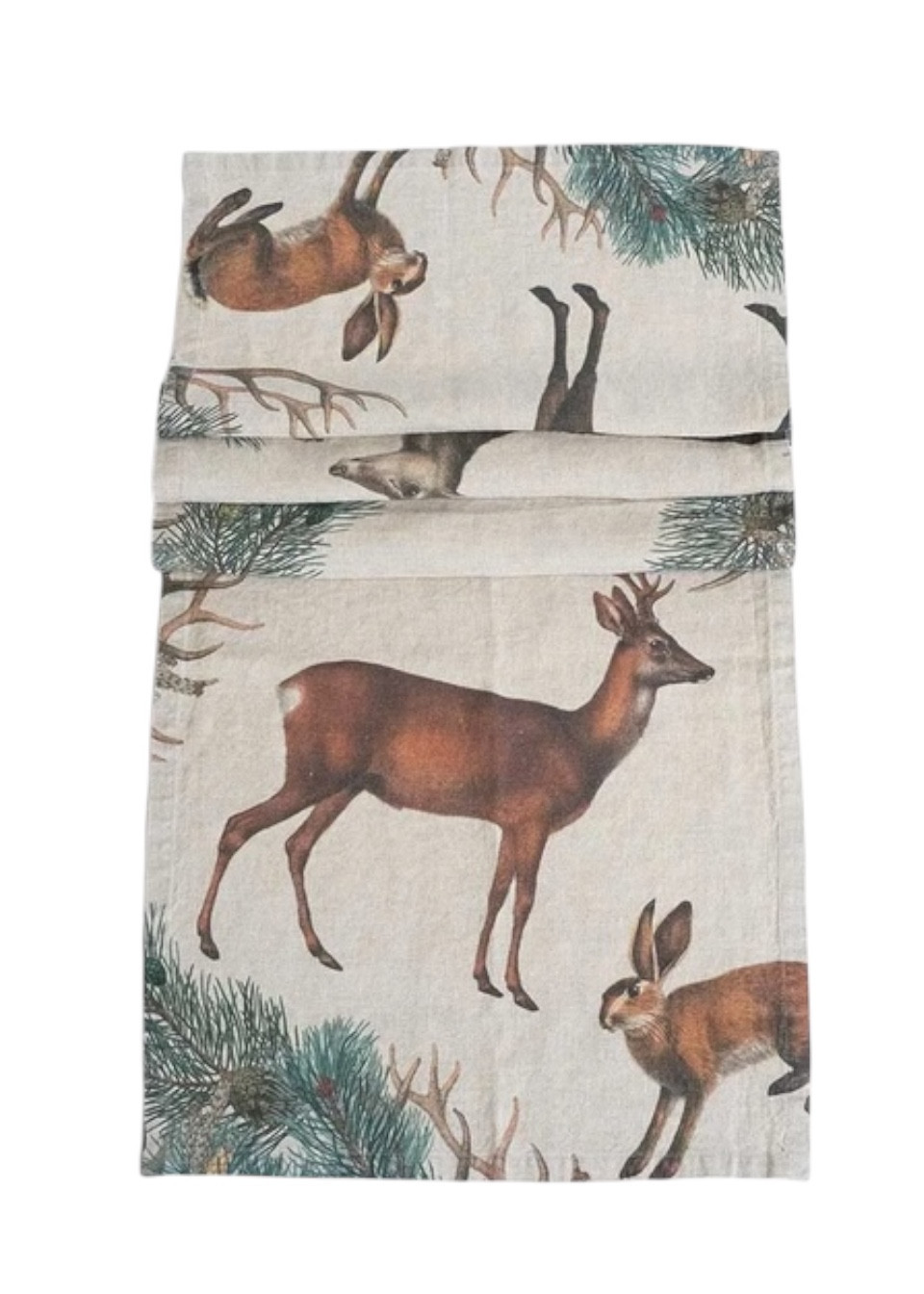 Chemin de table Cerfs - LINOROOM
