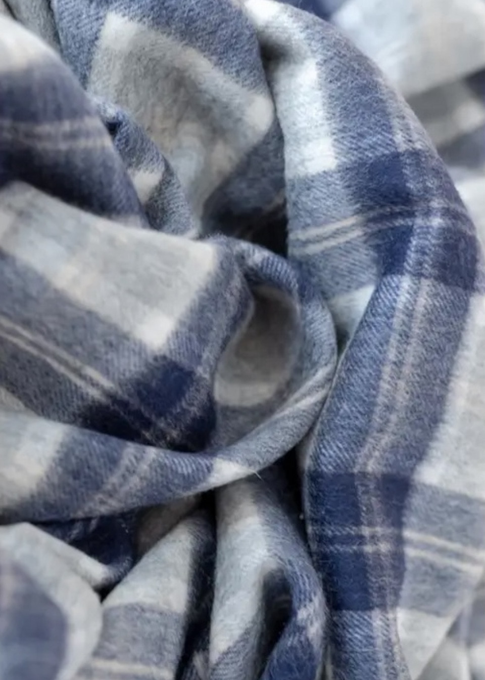 Oversize in Blue tartan - TBCo Oversize in Blue tartan - TBCo