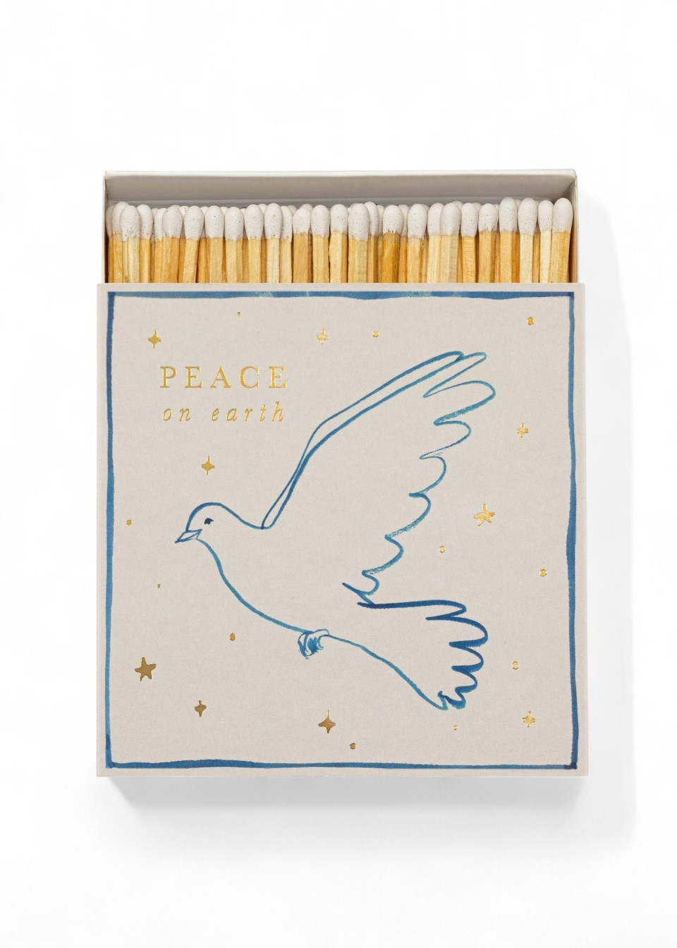 Square matchbox  "Peace on Earth"