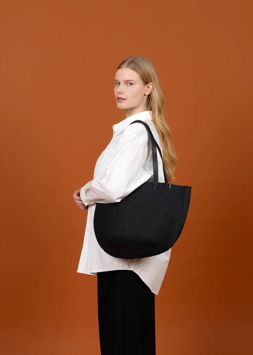 Basket Kiondo black - MIFUKO Basket Kiondo black - MIFUKO