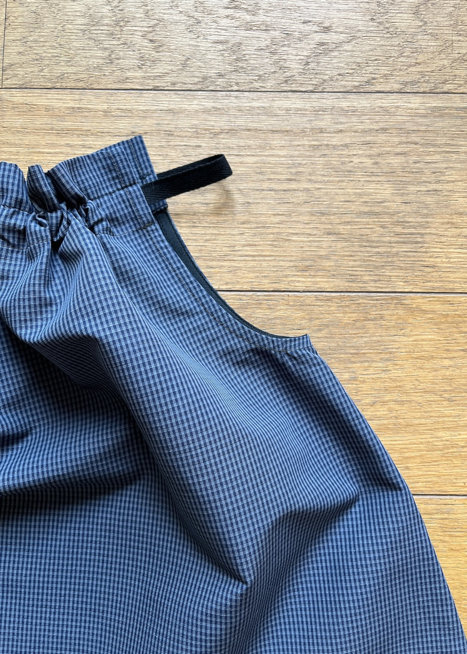 Blouse nouée en vichy bleu - LE VESTIAIRE DE JEANNE Blouse nouée en vichy bleu - LE VESTIAIRE DE JEANNE