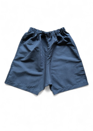 Bermuda en vichy bleu - LE VESTIAIRE DE JEANNE