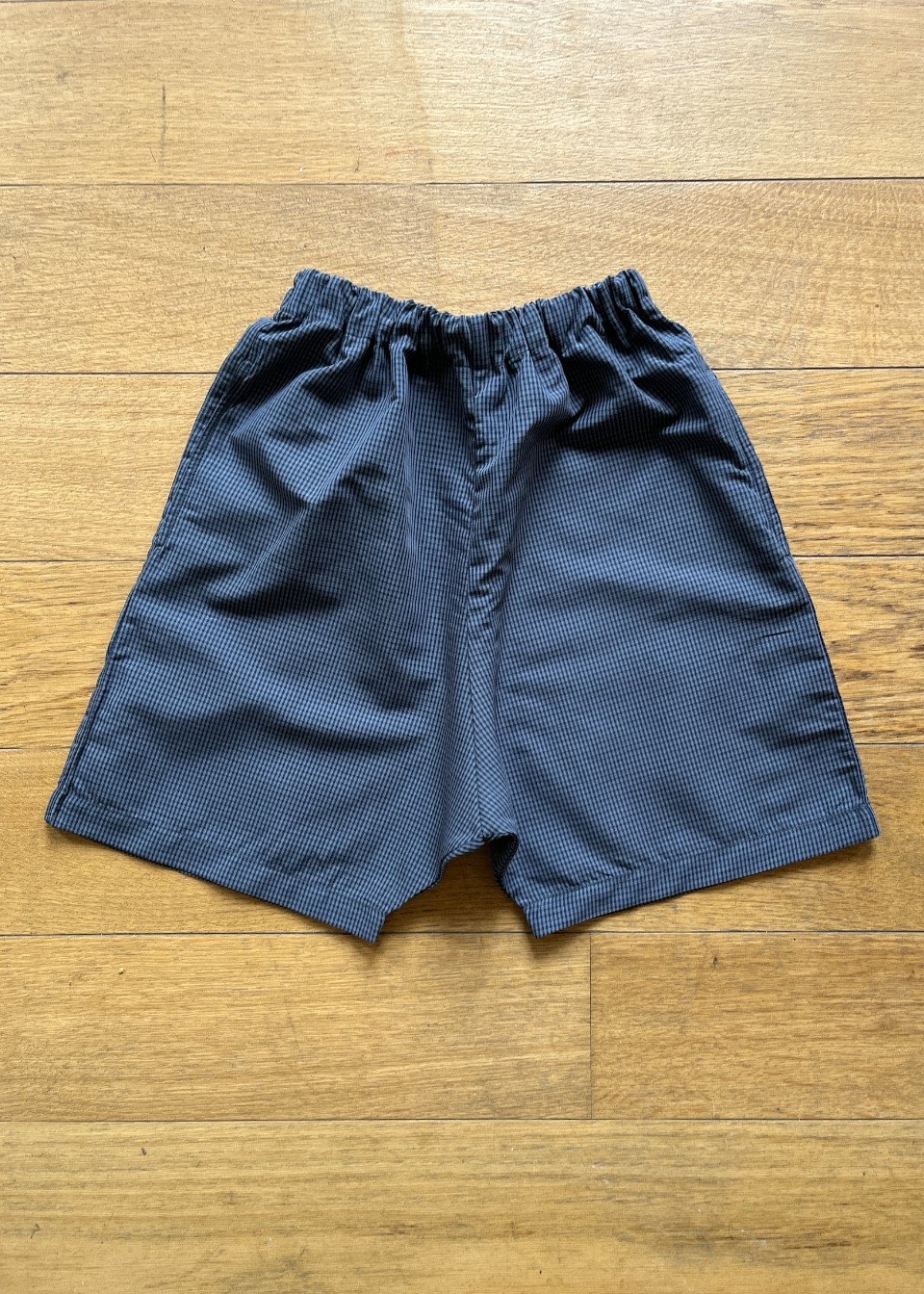 Bermuda shorts in blue gingham - LE VESTIAIRE DE JEANNE Bermuda shorts in blue gingham - LE VESTIAIRE DE JEANNE