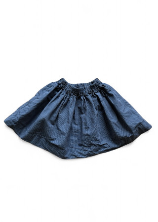 Jupe enfant en vichy bleu - LE VESTIAIRE DE JEANNE