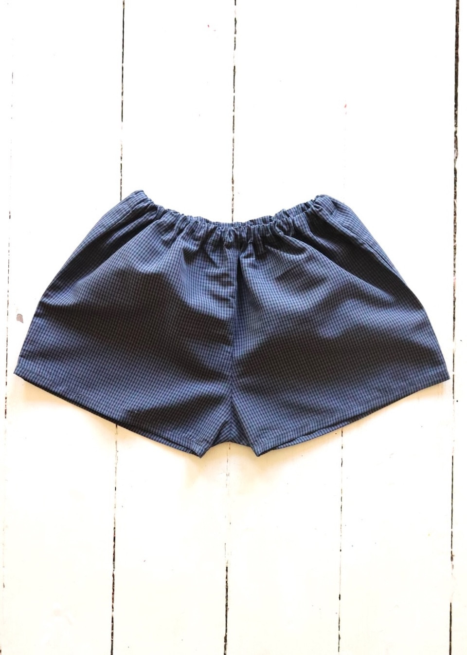 Bermuda en vichy bleu - LE VESTIAIRE DE JEANNE Bermuda en vichy bleu - LE VESTIAIRE DE JEANNE