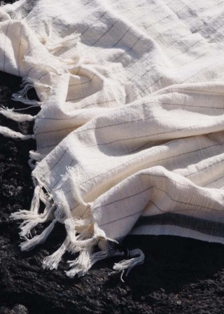 Drap de plage Bahia noir - MIZAR & ALCOR
