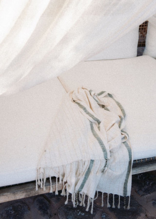 Drap de plage Bahia olive - MIZAR & ALCOR