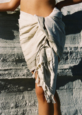 Olive Mediterranean Beach Towel - MIZAR & ALCOR