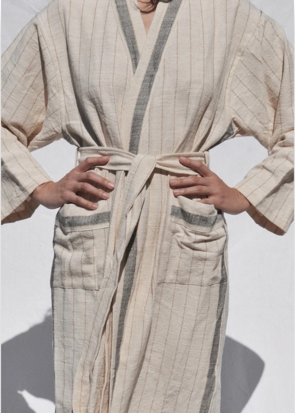 Black Bahia Bath robe - MIZAR & ALCOR Black Bahia Bath robe - MIZAR & ALCOR