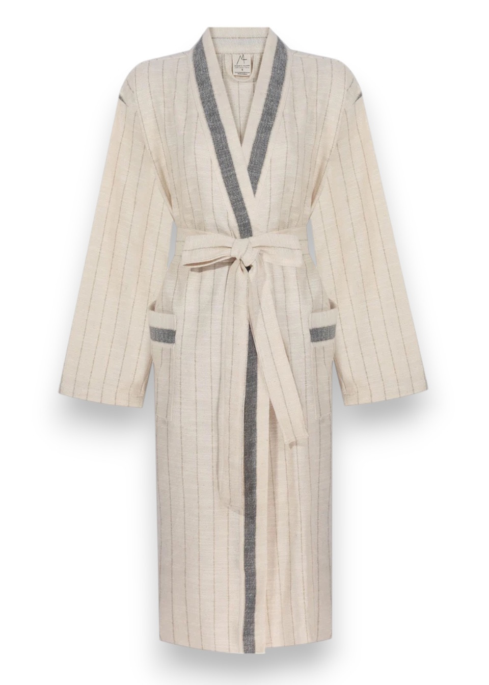 Black Bahia Bath robe - MIZAR & ALCOR Black Bahia Bath robe - MIZAR & ALCOR