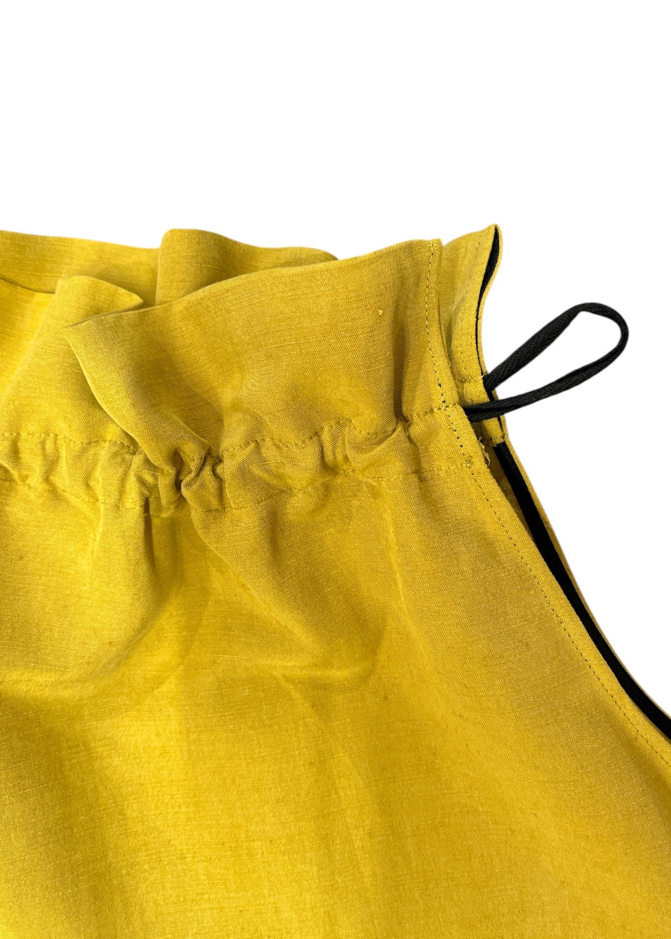 Robe 02 en lin et soie soleil - LE VESTIAIRE DE JEANNE Robe 02 en lin et soie soleil - LE VESTIAIRE DE JEANNE