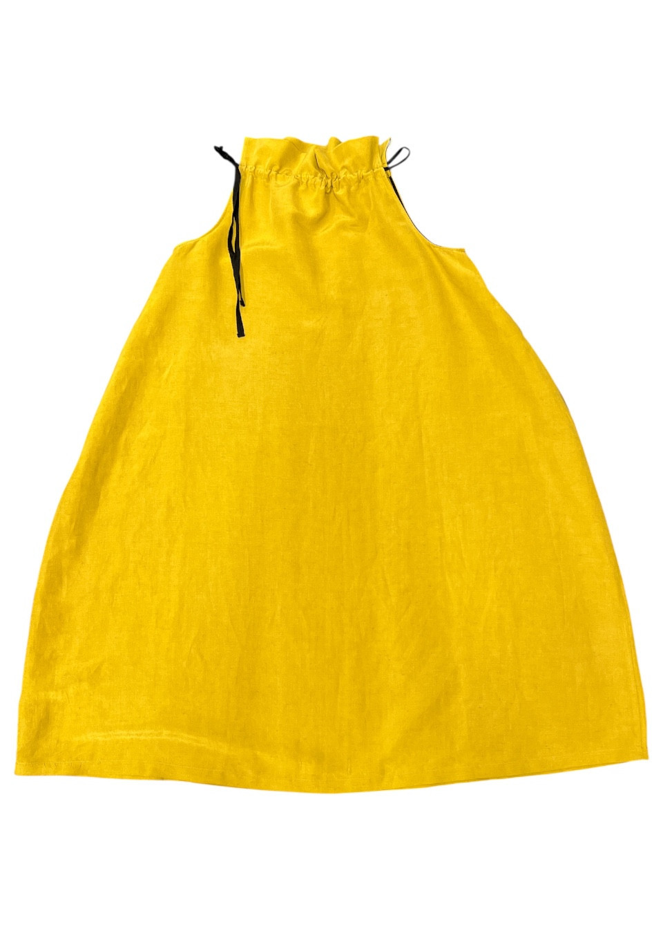 Robe 02 en lin et soie soleil - LE VESTIAIRE DE JEANNE Robe 02 en lin et soie soleil - LE VESTIAIRE DE JEANNE