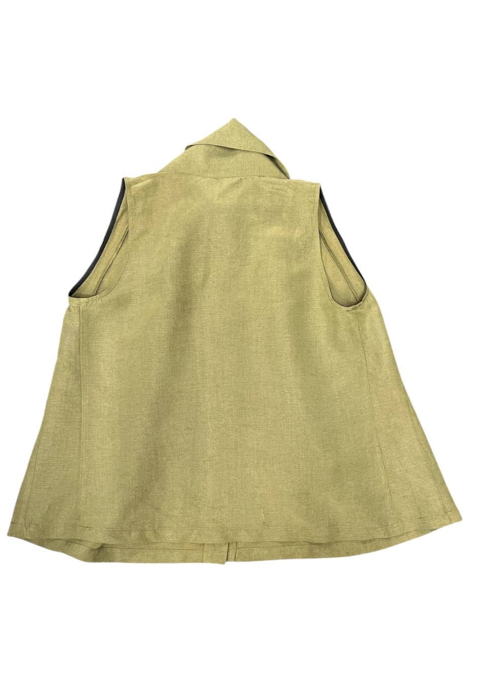 Blouse 02 en lin et soie Lichen - LE VESTIAIRE DE JEANNE Blouse 02 en lin et soie Lichen - LE VESTIAIRE DE JEANNE