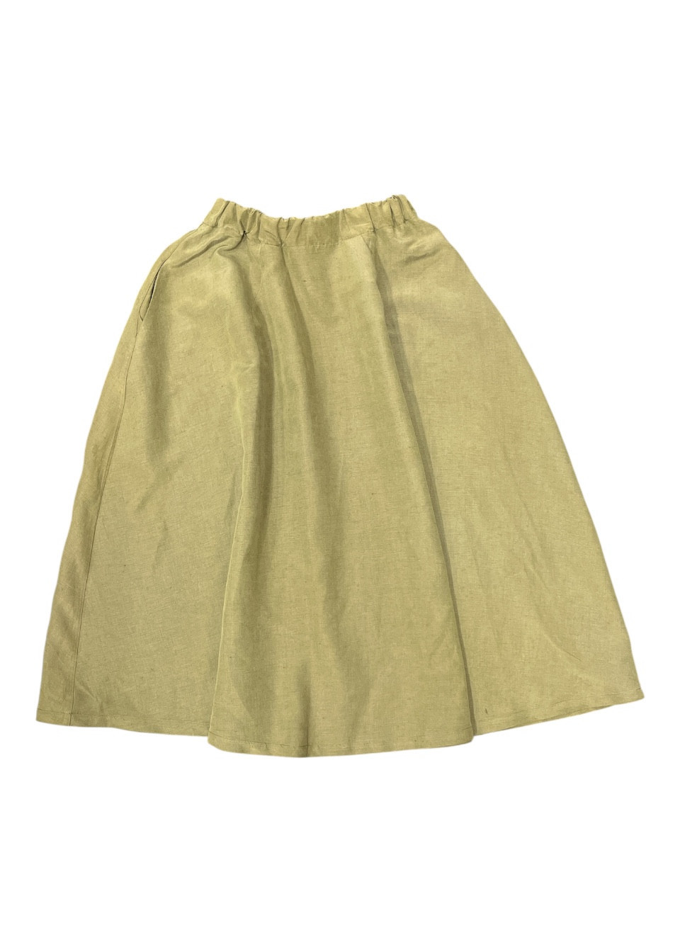 Long skirt in Lichen linen and silk - LE VESTIAIRE DE JEANNE Long skirt in Lichen linen and silk - LE VESTIAIRE DE JEANNE