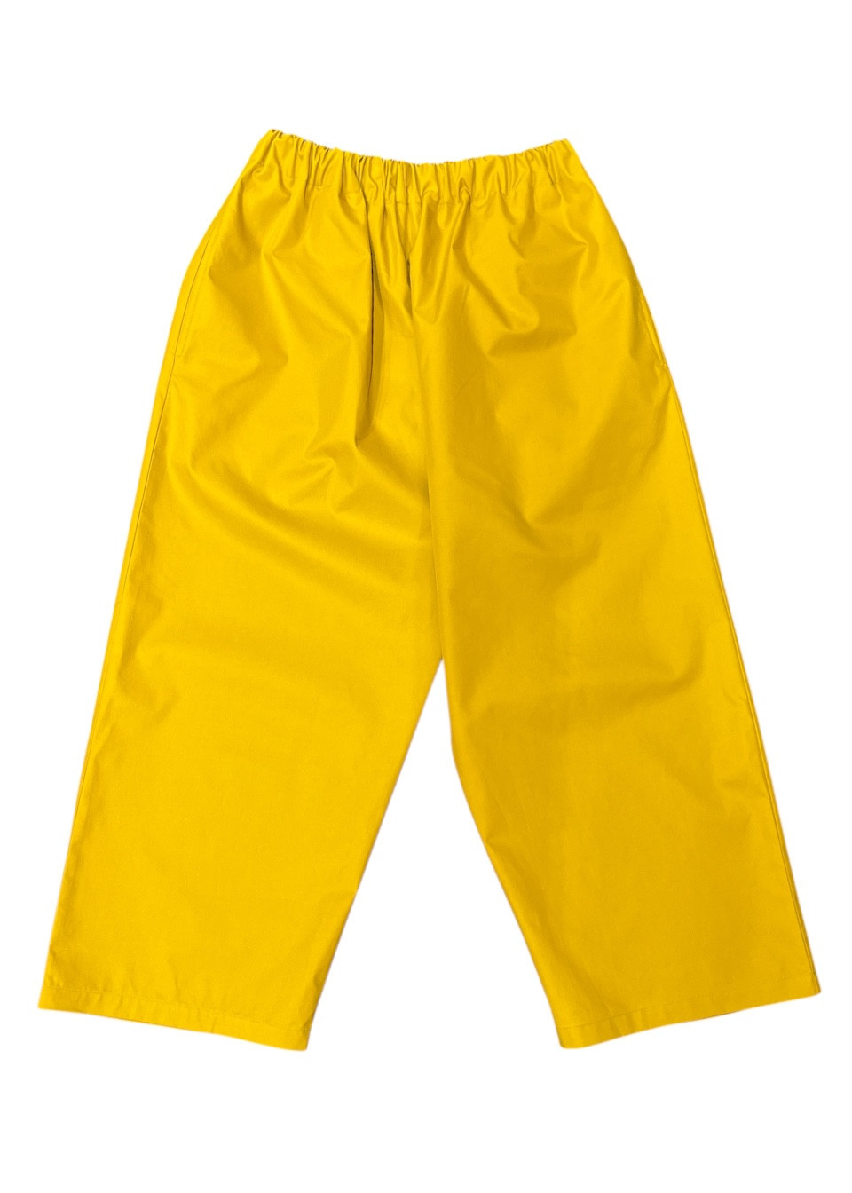 Wide trousers in Sun coated cotton - LE VESTIAIRE DE JEANNE Wide trousers in Sun coated cotton - LE VESTIAIRE DE JEANNE