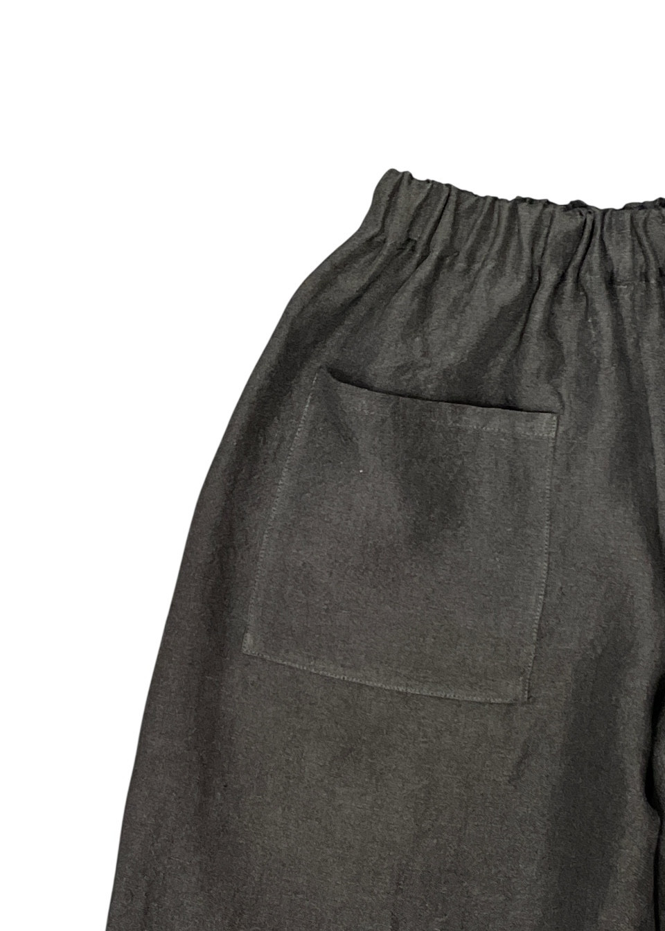 Pantalon large en lin noir - LE VESTIAIRE DE JEANNE