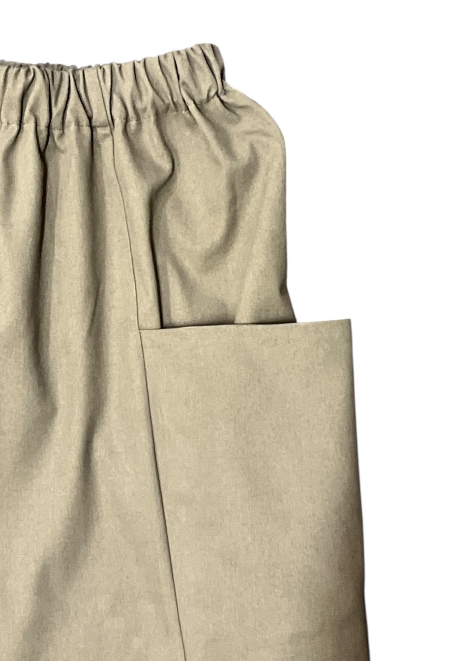 Pantalon 09 en toile Lichen - LE VESTIAIRE DE JEANNE
