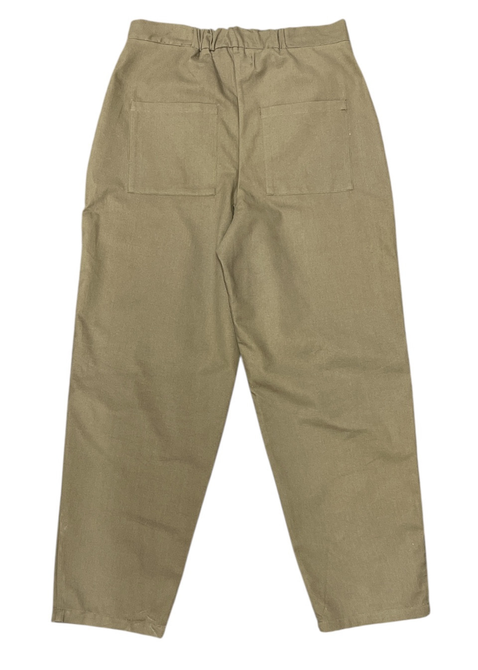 Pantalon 01 en toile Lichen - LE VESTIAIRE DE JEANNE Pantalon 01 en toile Lichen - LE VESTIAIRE DE JEANNE
