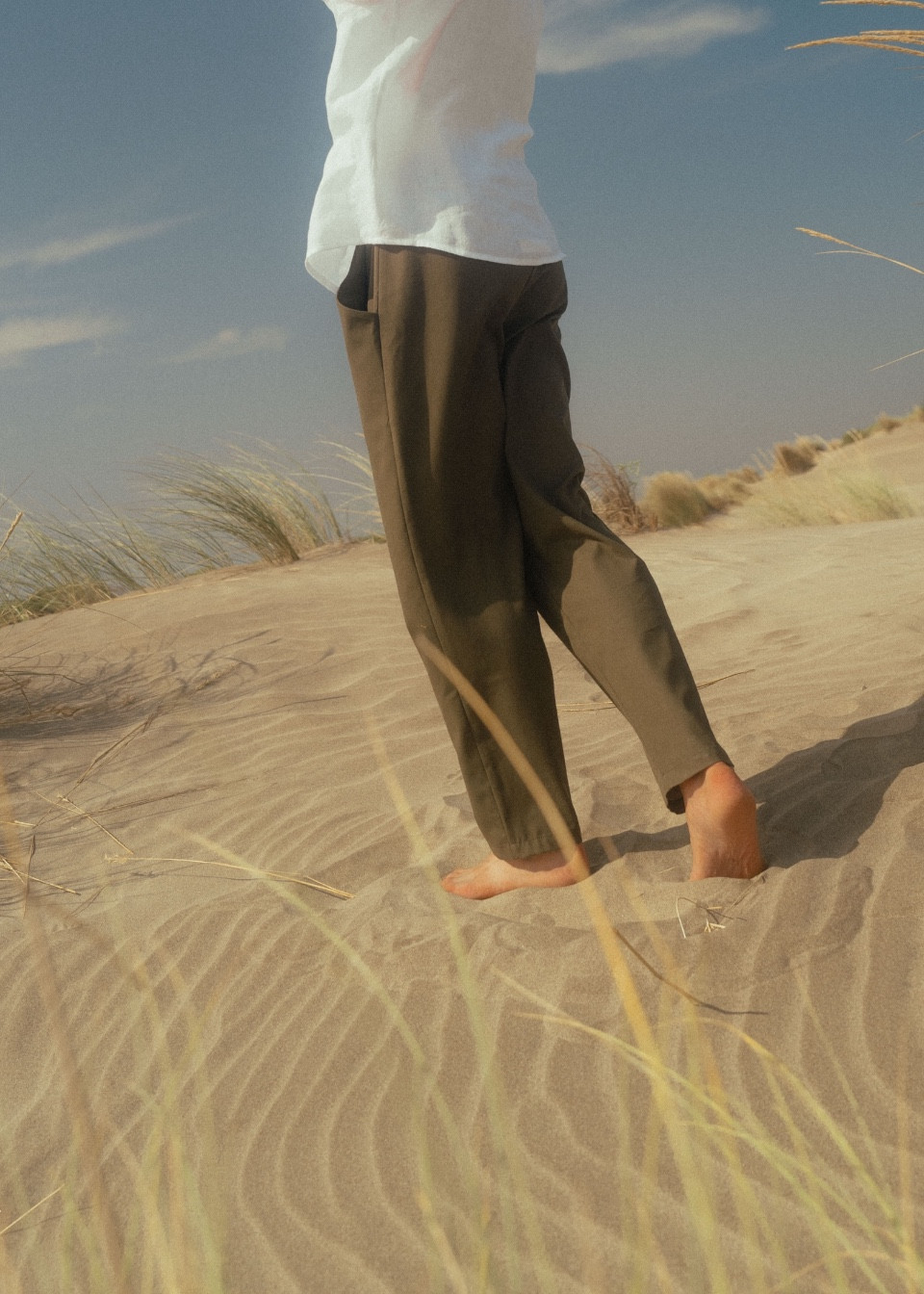 Pockets trousers, Lichen cotton - LE VESTIAIRE DE JEANNE Pockets trousers, Lichen cotton - LE VESTIAIRE DE JEANNE