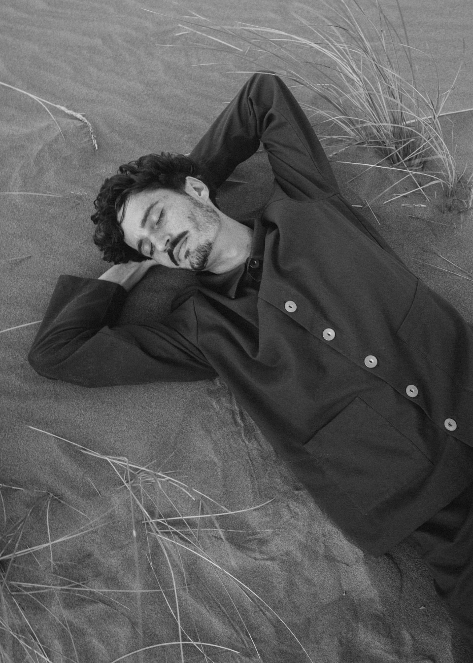 Man jacket in Lichen cotton canvas - LE VESTIAIRE DE JEANNE Man jacket in Lichen cotton canvas - LE VESTIAIRE DE JEANNE