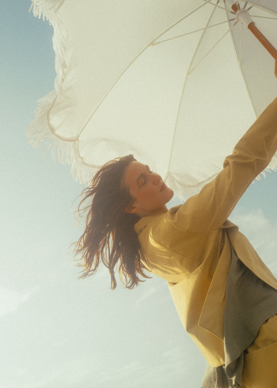 Veste 08 en toile enduite Soleil - LE VESTIAIRE DE JEANNE
