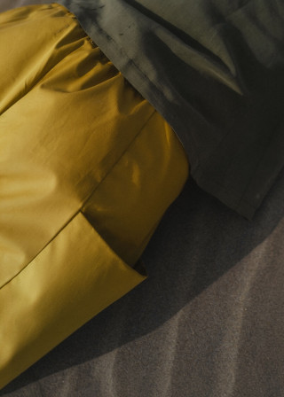 Trousers 09 in Sun coated cotton - LE VESTIAIRE DE JEANNE