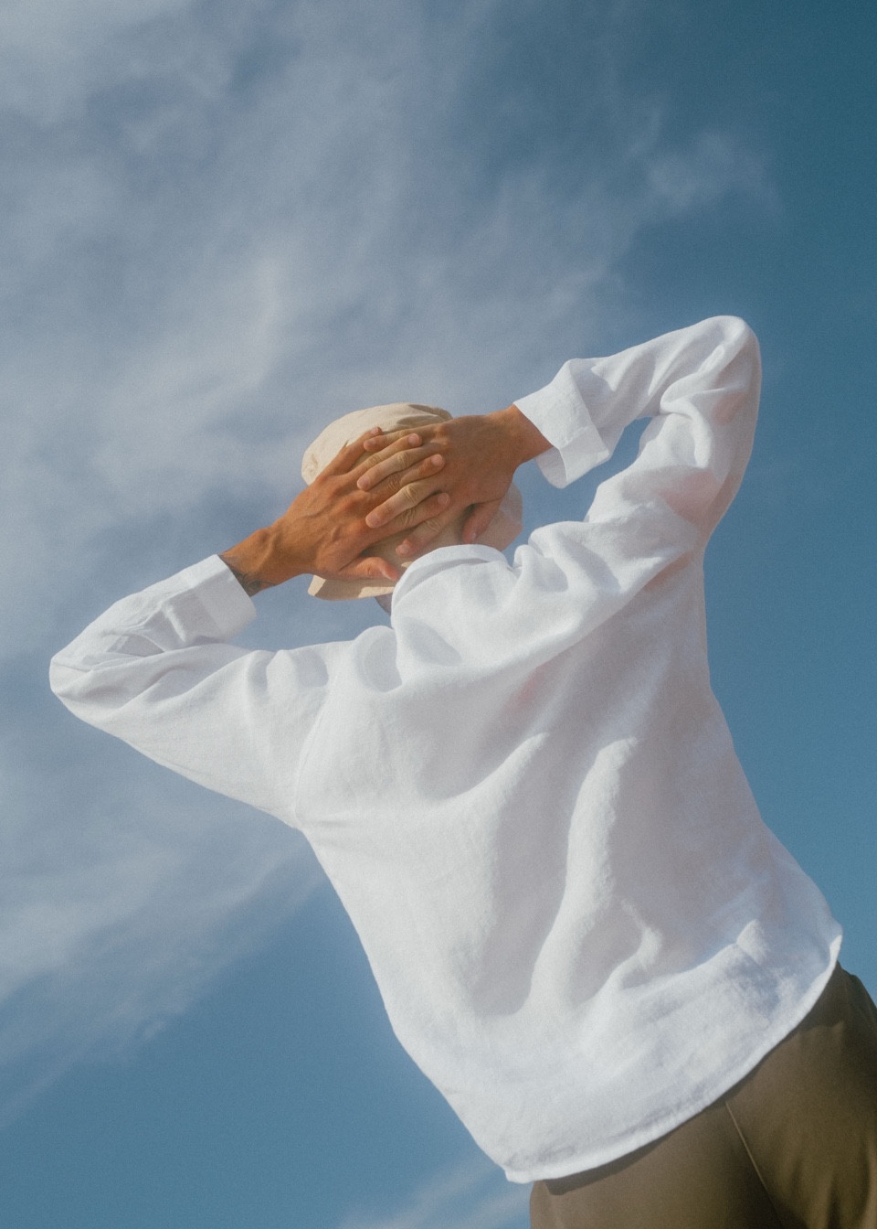 Shirt 09 in white linen - LE VESTIAIRE DE JEANNE Shirt 09 in white linen - LE VESTIAIRE DE JEANNE