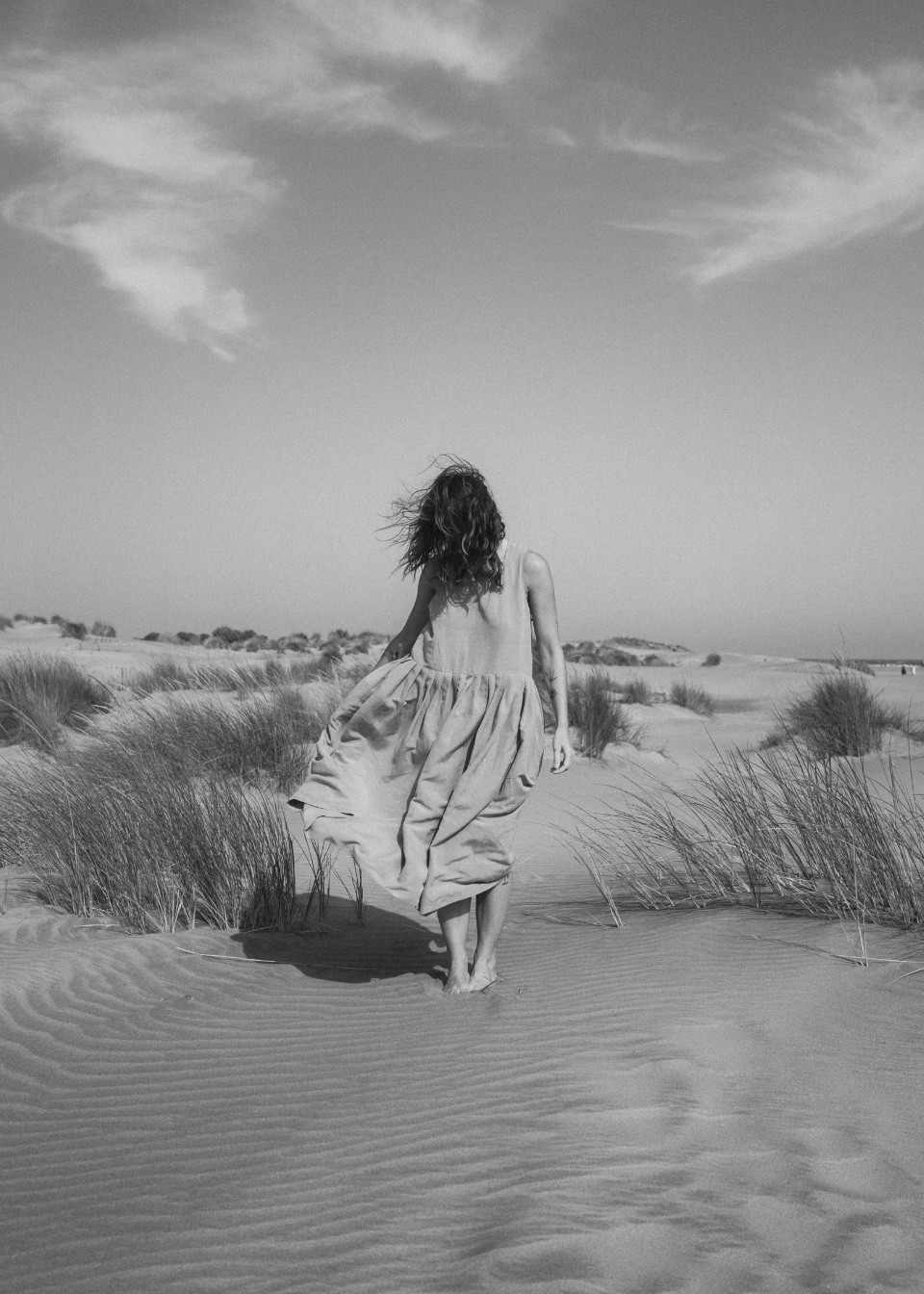 Robe a plis sans manches, lin et soie Soleil - LE VESTIAIRE DE JEANNE Robe a plis sans manches, lin et soie Soleil - LE VESTIAIRE DE JEANNE