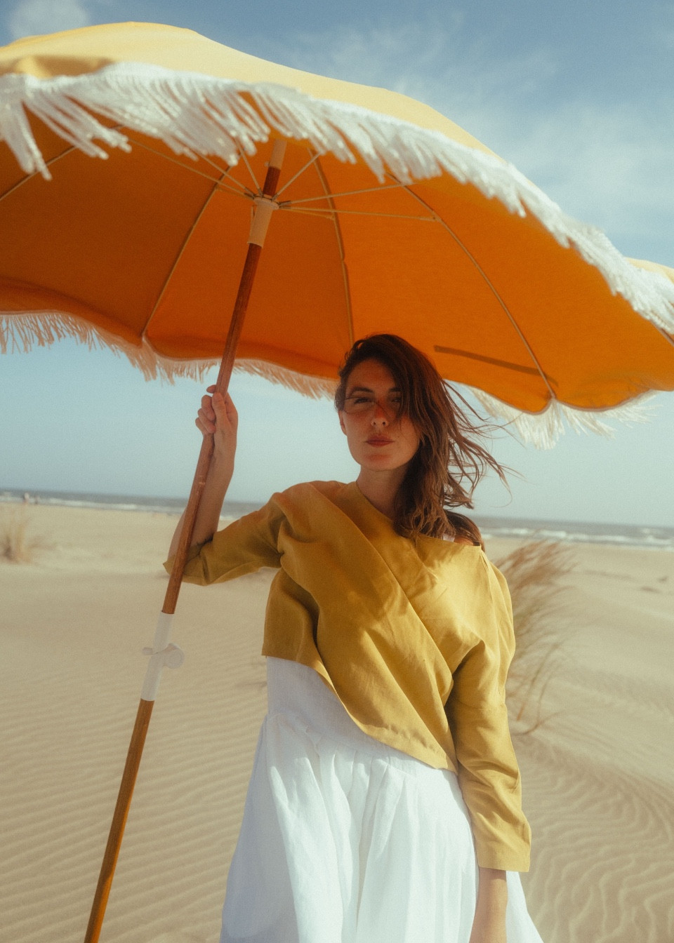 Pull 03 en lin et soie Soleil - LE VESTIAIRE DE JEANNE