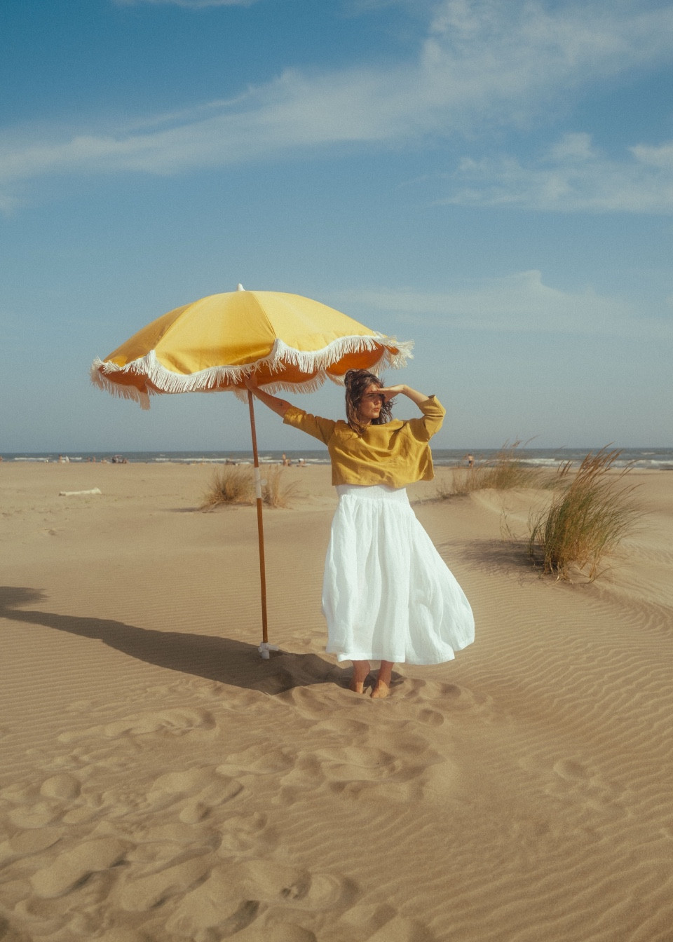 Pull 03 en lin et soie Soleil - LE VESTIAIRE DE JEANNE