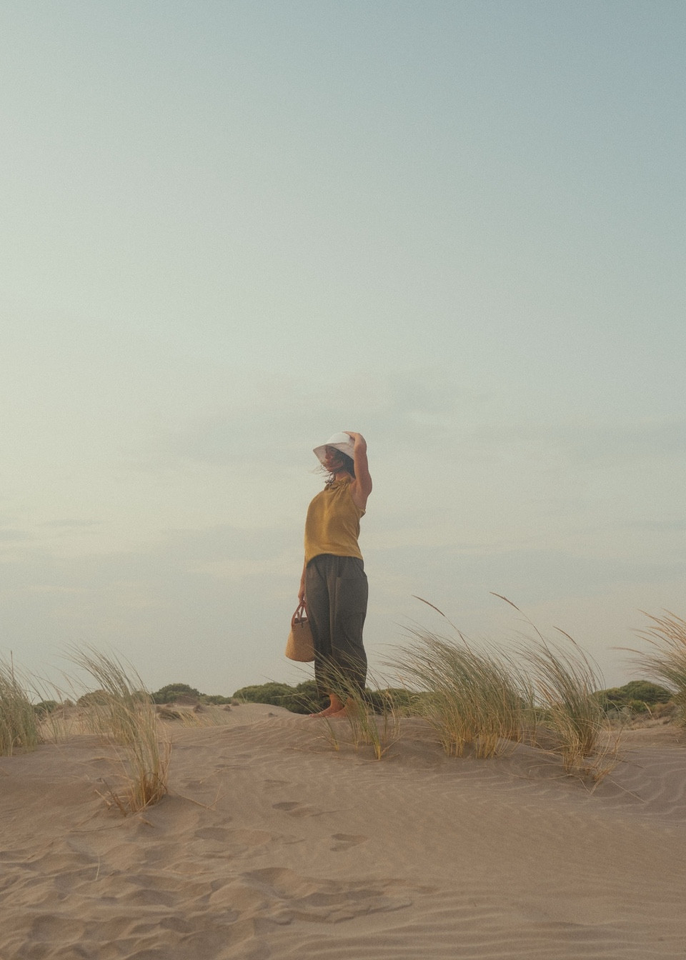 Knotted blouse in Linen and silk Sun - LE VESTIAIRE DE JEANNE